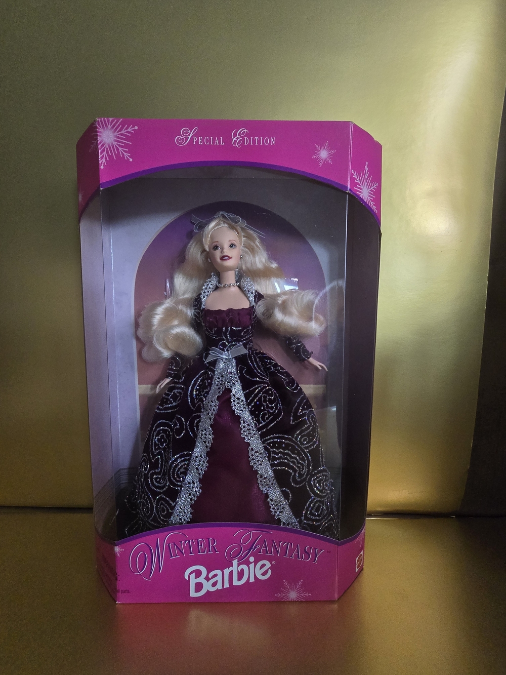Barbie Winter Fantasy Special Edition Doll - Burgundy & Silver Trim